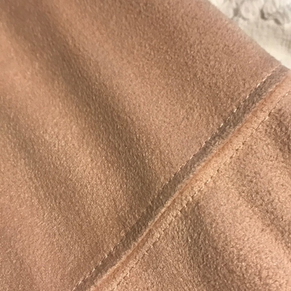 Light pink suede like fabric sheath dress size 20W - Picture 3 of 3